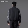 PINLI品立春季新款棒球领宽松梭织马甲无袖外套男GD253107109 商品缩略图2