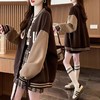 大码胖mm女装春秋薄款卫衣女美式复古设计感学院风棒球服上衣外套新款爆款 商品缩略图3