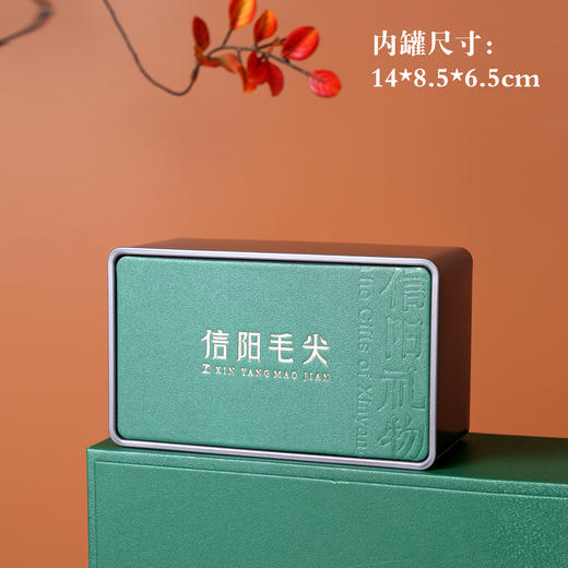 信阳礼物【绿.4听毛尖+1茶勺】25元1套.整箱18套 商品图3