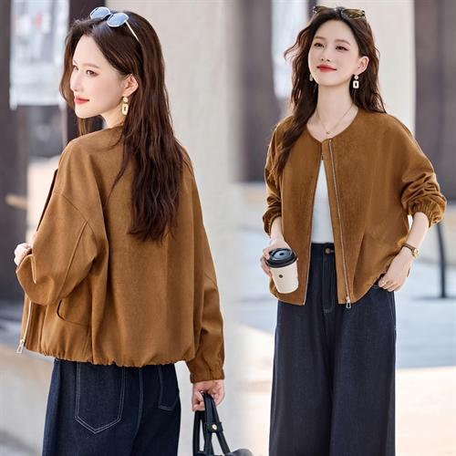 时尚潮流，休闲麂皮绒外套HR-XXM915 商品图0