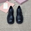 XX77-miumiu 缪缪 牛皮革 方头系带 乐福鞋 休闲单鞋（KS*MM） 商品缩略图3