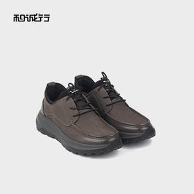 和诚行2025秋季新款真皮舒适便携系带男式休闲鞋0551248