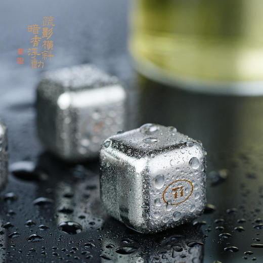 暗香疏影/纯钛冰块/纯钛食品级啤酒冰镇神器金属冰块冰酒洋酒冰块 商品图0
