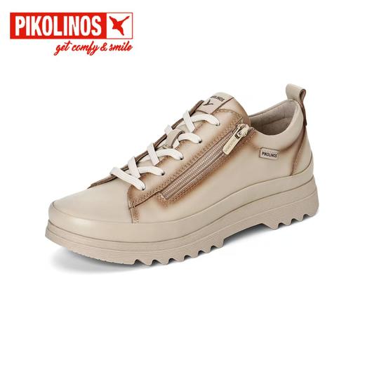 【Pikolinos 】  B3F | 派高雁25秋季牛皮平跟圆头纯色深口休闲单鞋PL250304 商品图0