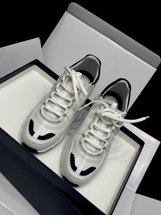 xx71-CHANE香奈儿25A 小牛皮圆头系带低帮生活休闲鞋女款 (MT) 商品图5