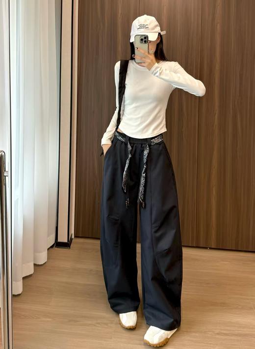 新款气球镰刀超显瘦老钱休闲裤 商品图5