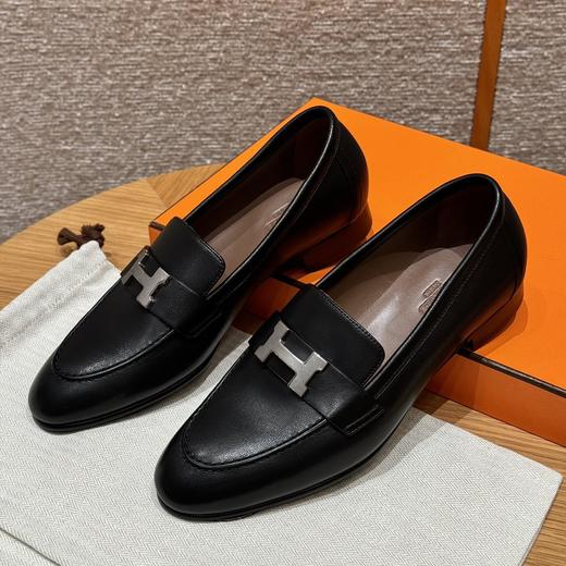 XX52-HERMES爱马 Paris套脚女士休闲单鞋女款黑色（KS*MM） 商品图1