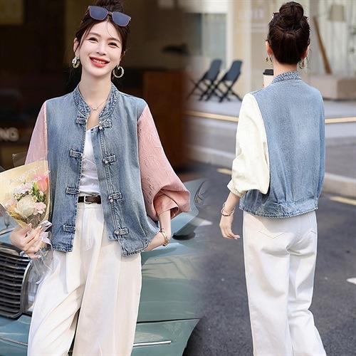 GUO风茧型牛仔外套，时尚休闲外套HR-XYFS6781 商品图4