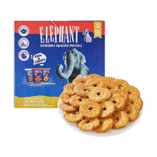 MM 山姆 ELEPHANT罗马尼亚进口 什锦烘烤薄脆酥饼 500g 商品图0