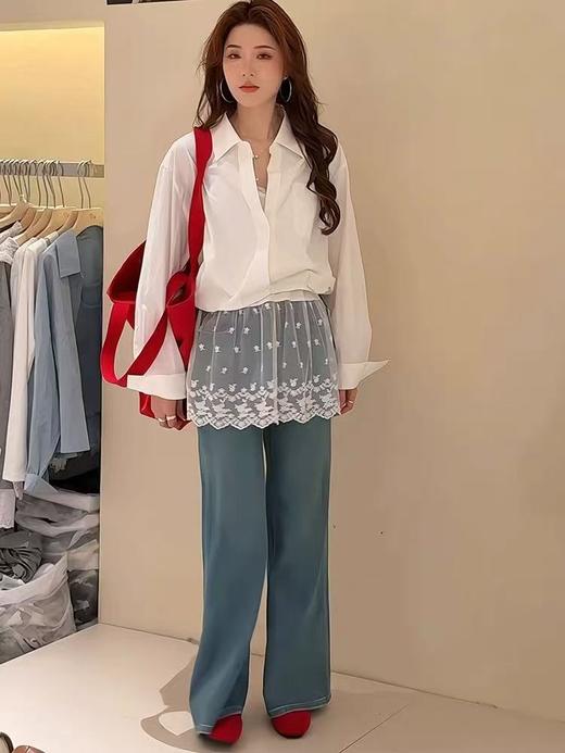 国庆特卖！套装！【秋上新】8826 100%棉精致两件套上衣-喜出 商品图4