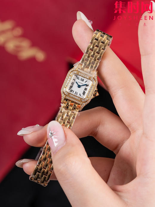 卡地亚猎豹系列 猎豹迷你 表盘尺寸19mm*25mm 女士腕表 原版瑞士进口石英机芯 商品图2