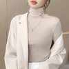 莫代尔打底衫女新款春秋内搭薄款长袖高领黑色基础外穿堆堆领上衣秋季新款内搭 商品缩略图2