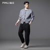 PINLI品立2025秋季新款男士简约圆领开衫毛衣潮牌休闲针织衫外套GD253110129 商品缩略图2