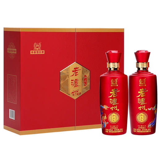 【268元3套礼盒装共6瓶】老泸州和之礼升级版52度浓香型优级白酒礼盒 商品图3