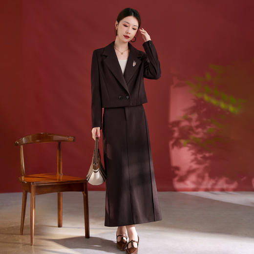 羊毛小西装修身气质，一粒扣高级感外套SM-62501301 商品图3