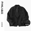 PINLI品立秋季新品西装领休闲夹克男士纯色潮牌短款夹棉外套B233104043 商品缩略图7
