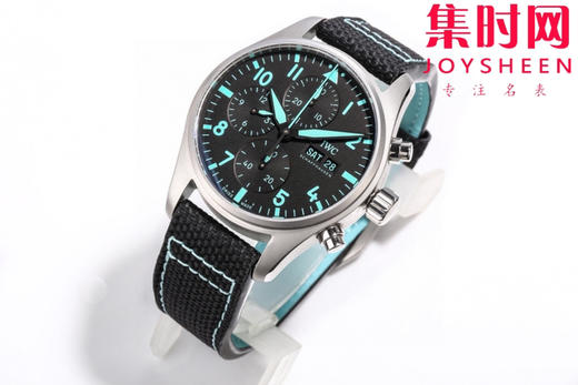 新品万国IWC TW飞行员计时系列 梅赛德斯AMG工程师强强联手IW388108 F1赛车 马石油绿 表径41mm 男士腕表 商品图1