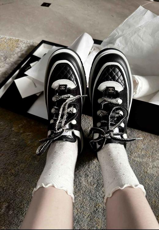 XX57-香奈儿 25C 圆头厚底 低帮 生活休闲鞋 女款（KS*MM） 商品图7