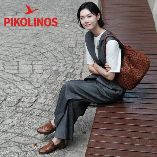 【Pikolinos】 B3F  |  派高雁25秋季牛皮套脚纯色中粗跟乐福鞋PL252713 商品图2