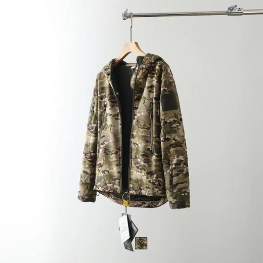 军茑风橘皮迷彩软壳夹克战术冲锋衣外套 商品图2