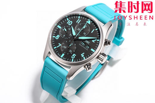 新品万国IWC TW飞行员计时系列 梅赛德斯AMG工程师强强联手IW388108 F1赛车 马石油绿 表径41mm 男士腕表 商品图1