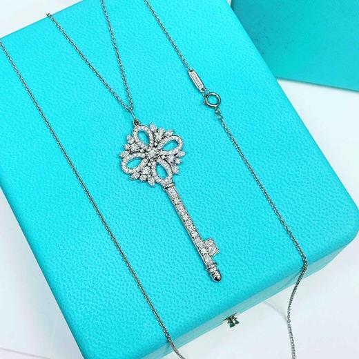 TB64-TIFFANY & CO.蒂芙尼 Keys 系列 Tiffany Victoria 钥匙吊坠 项链 女款（XK） 商品图4