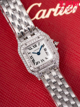 卡地亚猎豹系列 猎豹迷你 表盘尺寸19mm*25mm 女士腕表 原版瑞士进口石英机芯