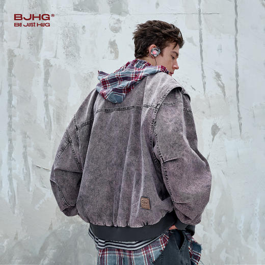 BJHG不计后果巴恩风工装夹克外套男款秋季潮牌新款美式复古外套女 商品图1