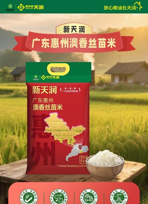 【广报智选自营】新天润广东惠州澳香丝苗米5kg 商品图0