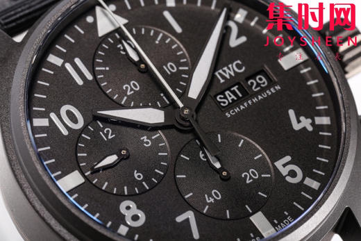 新品万国IWC TW飞行员计时系列 梅赛德斯AMG工程师强强联手IW388108 F1赛车 马石油绿 表径41mm 男士腕表 商品图4