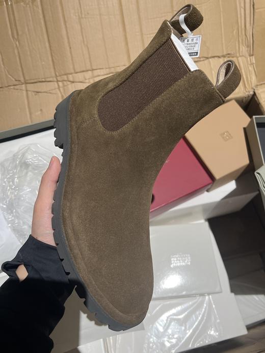 XX76-the row 皮革 圆头套筒 短筒 切尔西靴（KS*MM） 商品图0