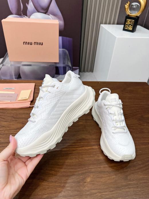 xx75-MIU MIU缪缪徽标压花低帮生活休闲鞋女款-（KS*MM） 商品图3