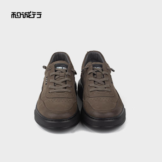 和诚行2025秋季新款复古厚底男式休闲鞋0551251 商品图2