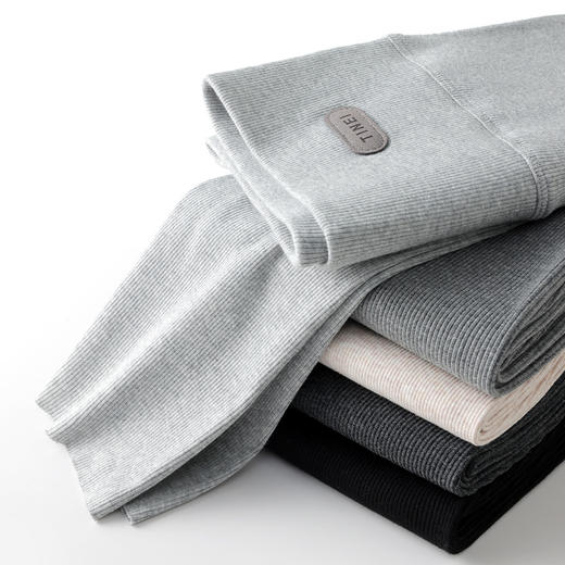 春秋外穿薄款高腰无痕无尬线纯棉九分裤大码显瘦弹力打底裤女 商品图3