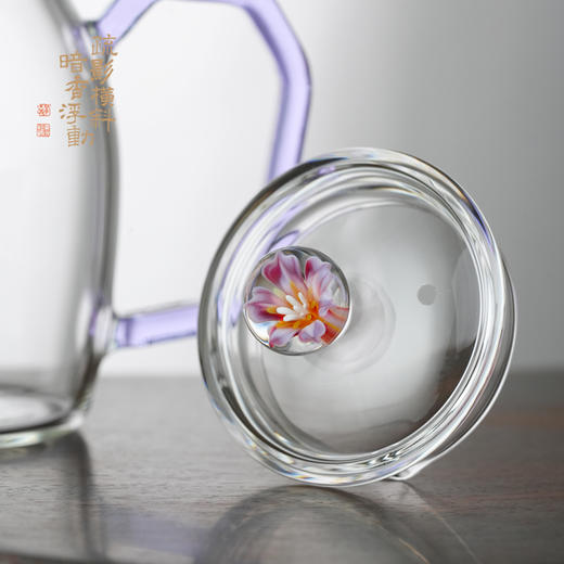 暗香疏影/秦权小泡壶/高硼硅玻璃耐热泡茶壶家用耐高温可煮200ml 商品图4
