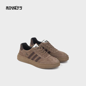 和诚行2025秋季透气韩版百搭男式翻毛皮复古运动休闲鞋0930259