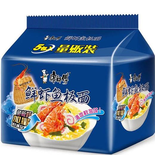 康师傅鲜虾鱼板面85g*5/包 商品图0