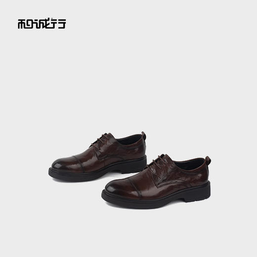 和诚行2025秋季新款正装休闲通勤男式商务鞋1370136 商品图3