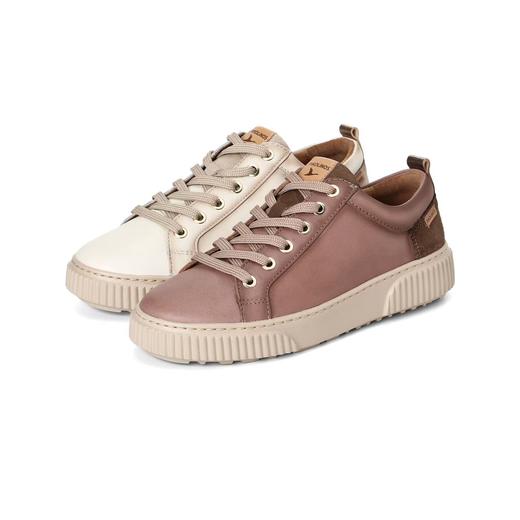 【Pikolinos 】  B3F | 派高雁秋季牛皮深口拼色系带平跟休闲单鞋PL251904 商品图4