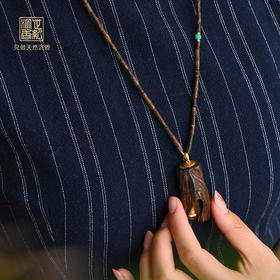 天然沉香包金 项链款 沉水级丨合集