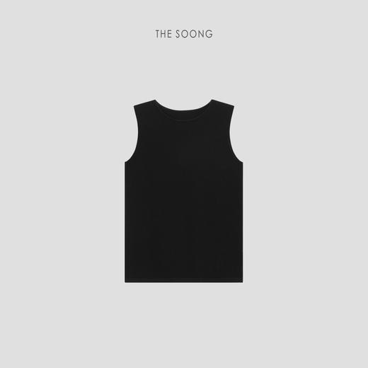 THESOONG/羊毛羊绒内搭马甲背心女针织慵懒风高级感微透HWBX7907 商品图2