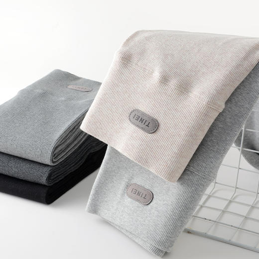 春秋外穿薄款高腰无痕无尬线纯棉九分裤大码显瘦弹力打底裤女 商品图2