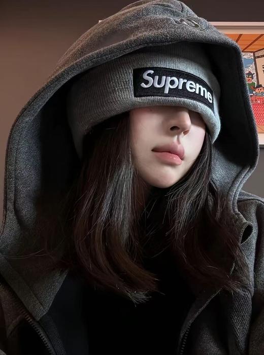 LULU流量明星芝麻灰宽松短款卫衣 商品图5