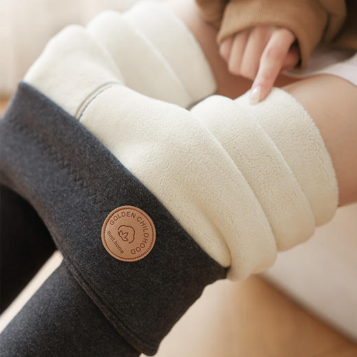 特厚羊羔绒加绒加厚打底裤女冬季新款外穿高腰紧身裤长裤保暖棉裤 商品图0