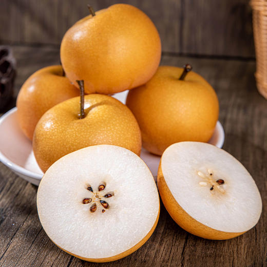 【正宗莱西秋月梨】科学生态管理，入了口就像喝水~细腻，松脆，无渣!一颗可以“喝"的秋月梨专为金秋赠礼量身定制 商品图4