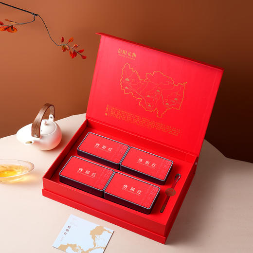 信阳礼物【红.4听信阳红+1茶勺】25元1套.整箱18套 商品图1