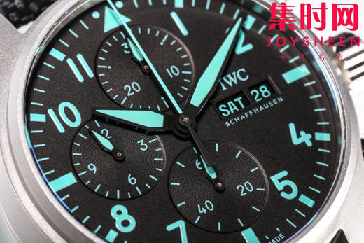 新品万国IWC TW飞行员计时系列 梅赛德斯AMG工程师强强联手IW388108 F1赛车 马石油绿 表径41mm 男士腕表 商品图4