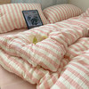 【全棉色织皱皱纱四件套】全棉皱皱纱条纹四件套A类双层纱套件民宿柔软床品 商品缩略图8