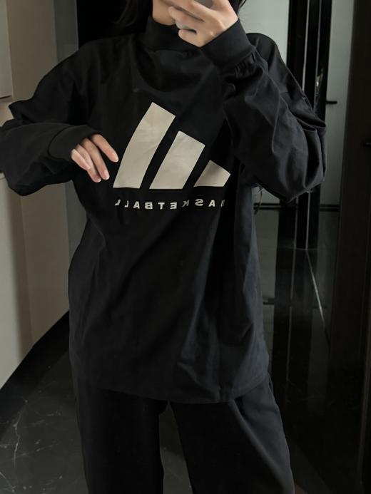 a迪黑色长袖T恤 正反2穿(蕾姐xs,版型偏宽松） 商品图2