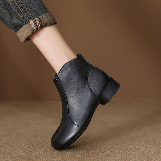 FR 85020复古马丁靴增高厚底防滑时尚短靴 商品图3